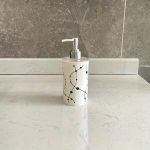 TEMU 1pc 320ml 간단한 플라스틱 비누 디스펜서, 펌프가있는 수조 로션 병, 욕실 프레스 유형 비누 디스펜서, 샴푸 샤워 젤 손 소독제 용 리필 가능한 빈 병, 욕실 장식 병, 욕실 액세서리