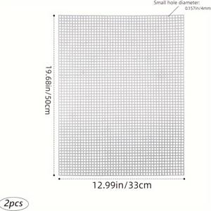 TEMU 2개 플라스틱 메쉬 캔버스 시트 13 X 19.68 인치 플라스틱 캔버스 자수 공예 아크릴 실 공예 뜨개질 코바늘 프로젝트 제작 수족관 분할기
