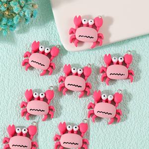 TEMU 귀여운 게 모양, 물방울 무늬, 나비, 나무 레진 장식 8개 세트 - 목걸이, 귀걸이, 팔찌, 머리핀, 가방 장식 및 다양한 액세서리 장식에 완벽. 크리스마스, 할로윈, 발렌타인데이, 어머니날, 생일 및 기타 명절 선물로 이상적