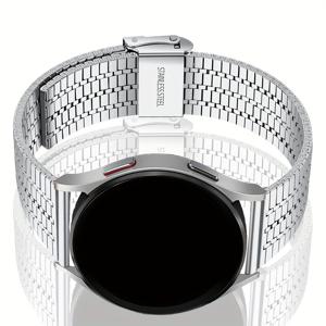 TEMU 20mm 22mm 폭 스트랩 삼성 7 6 5 4 40mm 44mm 6클래식 47mm 43mm 기어 S3 클래식 스테인리스 스틸 스트랩, 화웨이 워치 GT 4 3 2 2E 팔찌에 적합