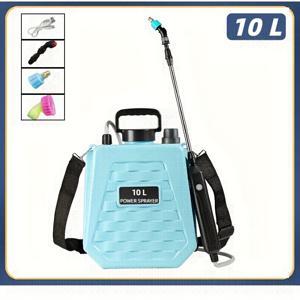 TEMU 6.99리터/10리터 대용량 백팩 분무기, USB 충전식 전동 정원 분무기, 식물 물주기, 농업, 비료, 살균, 관개에 적합