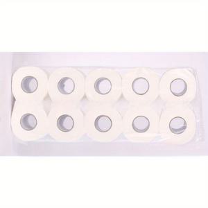 TEMU 대량 포장 목재 펄프 화장지 롤 - 4겹 헤비듀티 코어, 개별 포장 시트, 벗겨짐 및 찢김 방지 - 가정, 사무실, 상업용 대량 도매 케이스 - 나무 없는 종이|화장지