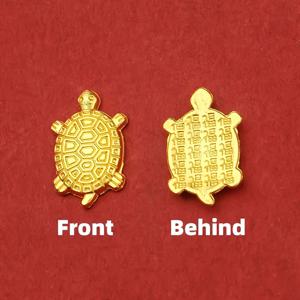 TEMU 50개 수제 조각 행운의 거북이 탈리스맨 - 지갑 & 홈/오피스 장식용 금속 부적, 부자가 되는 데스크 장식품