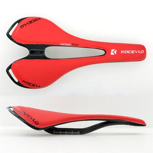 TEMU Kocevlo 카본 파이버 산악 자전거 시트 블루 쿠션 카본 파이버 시트 패드
