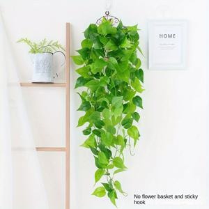 TEMU 2개 세트 리얼리스틱 인조 아이비 덩굴 가랜드 - 벽, 천장, 홈, 오피스, 웨딩 장식용 실내/외부 인조 식물 - 관리가 쉬운 인조 식물