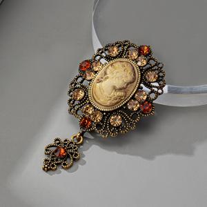 TEMU 빈티지 우아한 여성 초상화 브로치 - 휴일, 생일, 데이트, 무도회, 연회, 결혼식, 파티, 여행, 쇼핑, 비즈니스, 일상 및 출근 액세서리용