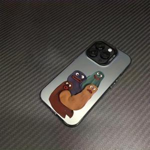 TEMU 아이폰15/15플러스/15프로/15프로맥스, 아이폰 14/14플러스/14프로/14프로맥스, 아이폰 13/13프로/13프로맥스, 아이폰 12/12프로/12프로맥스, 아이폰 11/11프로/11프로 맥스, 아이폰 7/8 플러스, 아이폰 XR/XS맥스용 창의적인 작은 점토 인형 폰 케이스