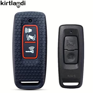 TEMU 키틀란디 소프트 실리콘 자동차 리모컨 키 케이스 커버 혼다 PCX 125, 160, 에어블레이드, 포르자 125, 750, 파워 렌치 Adv 350, Av SH 150, 슬링, PCX 2021-2024