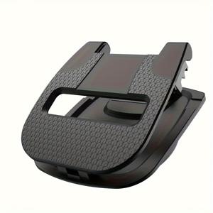 TEMU 차량용 휴대폰 거치대, 미끄럼 방지 패드, 흡착식 받침대로 데스크탑 안정성 제공, 회전식 클립으로 내비게이션 사용 용이