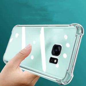 TEMU 삼성 갤럭시 S7 A7 2018 S7 엣지 S20 FE 5G A3 2017용 투명 실리콘 심플 폰 케이스, 클리어 충격 방지 백커버 쉘