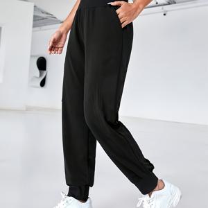 TEMU 하이웨이스트, 고급 캐주얼 패션 우아한 요가 팬츠, 핏감과 힙업 효과, 여성용 요가 레깅스