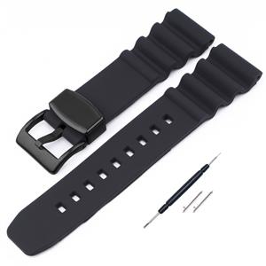 TEMU 세이코, 다이빙 시계 및 시계와 호환되는 퀵 릴리스 디자인. 블랙 버클과 블랙 스틸 링은 방수 및 땀 방지 기능이 있는 캐주얼 스타일을 제공합니다. 실리콘 시계는 20mm 및 22mm 사이즈로 제공되며, 시계 탈부착 도구가 포함되어 있습니다.