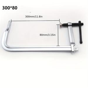 TEMU 목공용 헤비듀티 F-클립, 퀵 클램프 강철 단조 홀더, 60/80톤 고정 장치, 스틸 클립 홀더