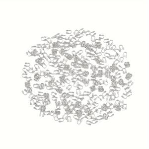 TEMU 약 199개 4mm U자형 고색상 유지 구리 재질 말발굽 끝 버클 DIY 팔찌 목걸이 액세서리 소재