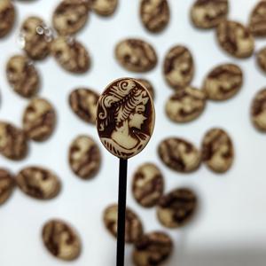 TEMU 20개 아크릴 빈티지 우드룩 비즈 - 아름다운 이미지와 함께 - 창의적인 DIY 주얼리 제작, 핸드크래프트, 팔찌 디자인에 이상적 - 수제 액세서리 및 패션 프로젝트에 완벽한 비즈 & 비즈 세트