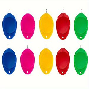 TEMU 고평가 10개입 자동 바늘 실꿰기 키트 (보관 상자 포함) - 내구성이 뛰어난 ABS 및 금속 합금 재질, 수선 및 기계 재봉 모두에 적합, 공예 및 주얼리 제작에 적합