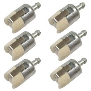 TEMU 에코 스트링 트리머용 알루미늄 연료 필터 6개 세트 - SRM210, GT200, SRM225, PAS225, PB250, PE2100, PE211, ES210, ES250, HC150, HC151 모델 호환 - 내구성 있는 교체 액세서리