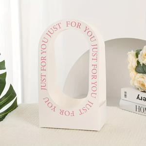 TEMU 공백 디자인의 새로운 스타일 꽃 선물 상자 10개 세트. 꽃집에서 선물 포장으로 사용하기에 적합합니다.