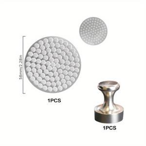 TEMU 51mm/53mm/58mm의 1개, 자석 스톤 1개, 304 스테인리스 스틸로 제작된 2차 커피 물 분리기, 머신용 파우더 볼, 시너티드 시트, 식품 등급 필터, 커피 머신용 추가 장비