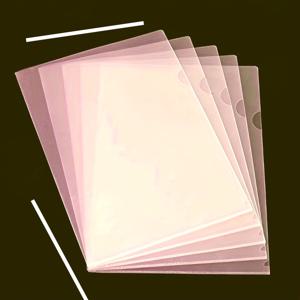 TEMU 30개 L자형 문서 폴더 – A4 투명 플라스틱 파일 정리함, 강력한 종이 및 문구류용 봉투|편지지|A4용지