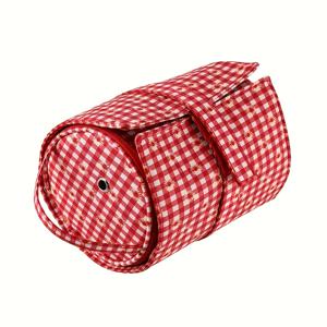 TEMU ONBAGLST 휴대용 둥근 실 & 코바늘 정리 가방 (벌 디자인) - 가벼운 폴리에스터 지퍼형 공예 수납 케이스, 튼튼한 실 보관함, 뜨개질, 코바늘, 재봉용품 수납, 안전한 지퍼 잠금, 공예 애호가를 위한 완벽한 선물, 실 보관|뜨개실