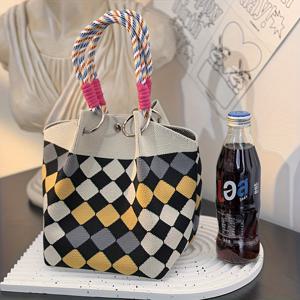 TEMU 1개 대용량 핸드백 탈착식 스트랩 - 우아한 토트 & 클러치 컨버터, 여행, 쇼핑에 적합한 캐주얼 핸드헬드 백 - 그레이//블랙