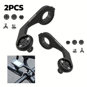 TEMU 블랙 자전거 속도계용 확장 마운트, 산악 및 로드 스포츠 카메라 및 자전거 라이트에 적합, 사이클링 추가 장비