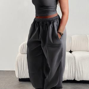 TEMU 플러스 사이즈 - 플러스 사이즈 긴 패셔너블 하이웨이스트 포켓 바지