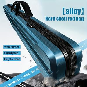 TEMU 가벼운 하드 쉘 낚싯대 가방, 다기능 낚시 장비 가방, 휴대용 태클 가방|낚시대