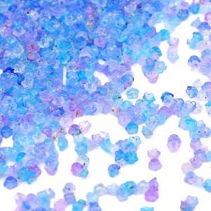 TEMU 약 1005개 4mm 투명 비즈, 반짝이는 깊은 파란색 꽃 아크릴 스페이서 포함, 팔찌 및 목걸이 제작, 귀걸이 펜던트, 빈티지 스타일 헤어 액세서리, 창의적인 장식 및 홈 데코에 적합.