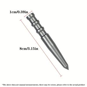 TEMU 2025년형 새로운 수동 펀치 8cm (3.15인치) 미끄럼 방지 홈 디자인, 정밀 위치 지정, 고강도 내구성, 핸드 가드 포함, 목재, 철, 알루미늄에 적합 - 휴대용 및 사용하기 쉬움
