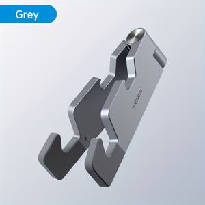 TEMU 하기비스 휴대폰 스탠드, 4in 1 접이식 알루미늄 휴대용 여행용 휴대폰 홀더, 병따개, 박스 오프너, 자 포함, 아이폰 17 16 15 14 13 12 11 프로 맥스용|핸드폰거치대|휴대폰거치대