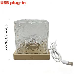 TEMU 16색 오로라 프로젝션 야간 조명, 빛나는 큐브 램프, 터치 컨트롤, USB 웨이브 야간 조명 프로젝터, 발렌타인데이 장식, 겨울 장식, 부활절, 라마단, 방 장식, 침실, 선물