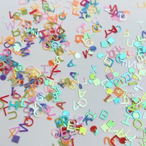 TEMU 5mm 컬러풀 알파벳 스팽글 8000개, 멀티컬러 콘페티, 크리스마스 장식, 결혼식, 생일 파티 용품 및 DIY 네일 아트, 축제 풍선 장식, 테이블 장식, DIY 공예품, 선물 상자 필러 장식용으로 적합