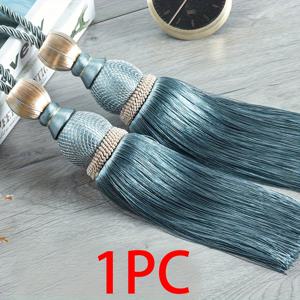 TEMU 거실 및 사무실의 홈 데코를 위한 커튼을 고정하는 디자인의 행잉 볼과 태슬이 있는 커튼 타이백 액세서리 1개