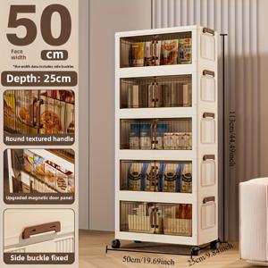 TEMU 3/4/5단 접이식 수납 캐비닛, 플라스틱 수납 상자, 휴대용 옷장 정리함, 이동식 쌓을 수 있는 수납 서랍, 침실, 거실, 사무실, 주방 수납에 적합, 공간 절약, 편리한 수납 - 실용적인 선반 유닛|거실장|수납정리함|플라스틱서랍장