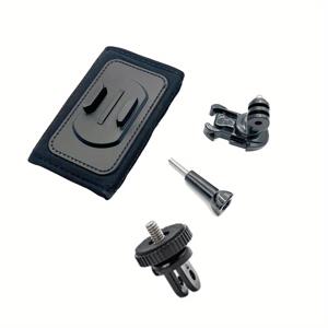 TEMU 360° 조절 가능한 스포츠 카메라 백팩 마운트 - Insta360 X5, X4 Ace One RS & Go3 호환 + 퀵 릴리스 디자인 및 안티셰이크 안정화 기능 (사이클링 및 하이킹 블로깅용)