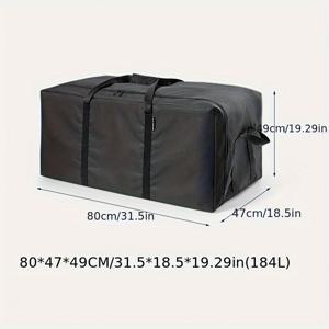 TEMU 대용량 옥스포드 천 야외 장비 보관 가방, 캠핑 및 피크닉에 적합, 테이블, 의자, 바베큐 그릴 및 캐노피 보관 포함. 이 여행용 보관 가방은 튼튼하고 내구성이 뛰어나 강화된 손잡이와 지퍼가 특징입니다.|캠핑테이블|캠핑의자