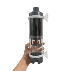 TEMU 조용한 자동 3-in-1 수족관 필터 시스템 - 공기 구동 방식 물고기 배설물 분리 및 정수 기능, 전기/배터리 불필요, 설치 간편 (소형/중형/대형 수조 호환), 담수·해수 어항 및 아쿠아포닉 시스템용, 금붕어·베타·열대어 적합