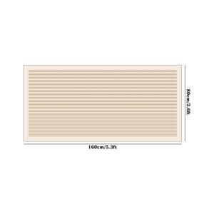 TEMU 두꺼운 10mm 고품질 인조 캐시미어 점선 바닥 1개 이지 베이지 라인 기하학적 프린트 러너 러그 창의적인 패션 침실 침대 옆 플러시 카펫 홈 클로크룸 소파 커피 테이블 부드러운 바닥 매트