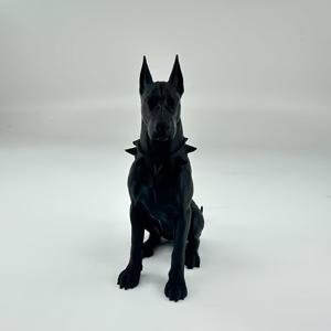 TEMU 자동차 내부 장식/데스크탑 장식, 시뮬레이션 도베르만 블랙 독 피규어, PLA 소재, 컬렉터용 아이템, 데스크탑/컴퓨터 장식용, 홈 데코 자동차 액세서리, 미니 피규어, 남녀 선물 추천, 생일 파티, 홈, 식탁, 파티, 야외 정원 및 자동차 액세서리용|인테리어소품
