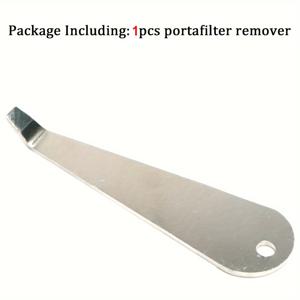 TEMU 목재 손잡이가 있는 스테인리스 커피 포르타필터 바스켓 리무버 - 내구성 있고 사용하기 쉬운 바리스타 도구, 머신에 적합, 키체인 준비 가능