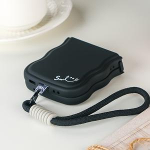 TEMU 폰 케이스: 웨이브형 에어 쿠션 방탄 스킨감 기분 좋은 패턴 끈 접이식 폰 케이스, 갤럭시 Z 플립3 5G, 갤럭시 Z 플립4 5G, 갤럭시 Z 플립5 5G, 갤럭시 Z 플립6 5G 호환