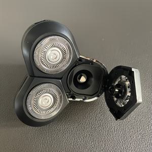 TEMU 새로운 3헤드 면도기 교체용 비트, 다중 기능 3헤드 면도기 헤드, 다양한 모델 호환, 듀얼링 초고속 칼날 메쉬, 플로팅 3헤드 면도기 교체용 헤드