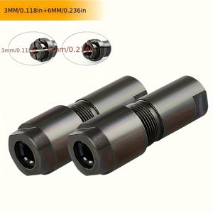 TEMU 2개 세트 직각 그라인더 어댑터 - 6/3mm M10 나사, 타입100 그라인더 호환 (0.023