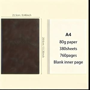 TEMU A4 소프트 커버 무지 노트, 저널, 드로잉 & 스케치용 | 창작, 미술, 공예에 적합, 성인, , 작가에게 적합|A4용지