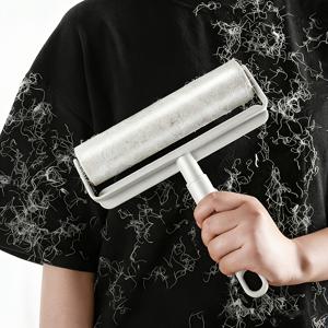 TEMU 카펫, 소파, 침대에서 애완동물 털을 쉽게 제거하는 롱 핸들 2-in-1 펫 헤어 리무버!