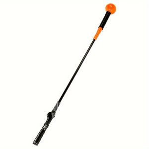 TEMU 골프 스윙 트레이너, 실내 휩 치핑, 타격 강도 및 템포 훈련을 위한 유연한 중량 골프 연습용 스틱, 골프 액세서리