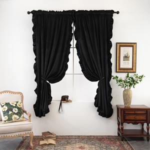 TEMU 크리스마스용 우아한 벨벳 커튼, 소박한 홈 데코에 완벽, 침실, 영화관, 거실 및 복도 높은 천장 배경으로 적합, 인조 창문용으로 디자인, 단일 패널로 판매