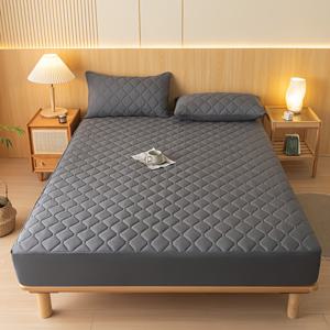 TEMU 1개 매트리스 보호커버 방수 침대커버 엠보싱 디자인 조용한 피트드 시트 심플 두꺼운 매트리스 패드 싱글 사이즈 11.8인치 높이 멀티사이즈 트윈/풀/퀸/킹 사이즈 적합 (베개커버 및 패딩 미포함)